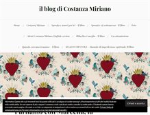Tablet Screenshot of costanzamiriano.com